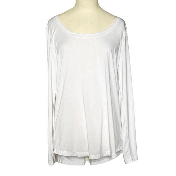 Athleta White Long Sleeve Top Womens Size Small - Picture 1 of 4